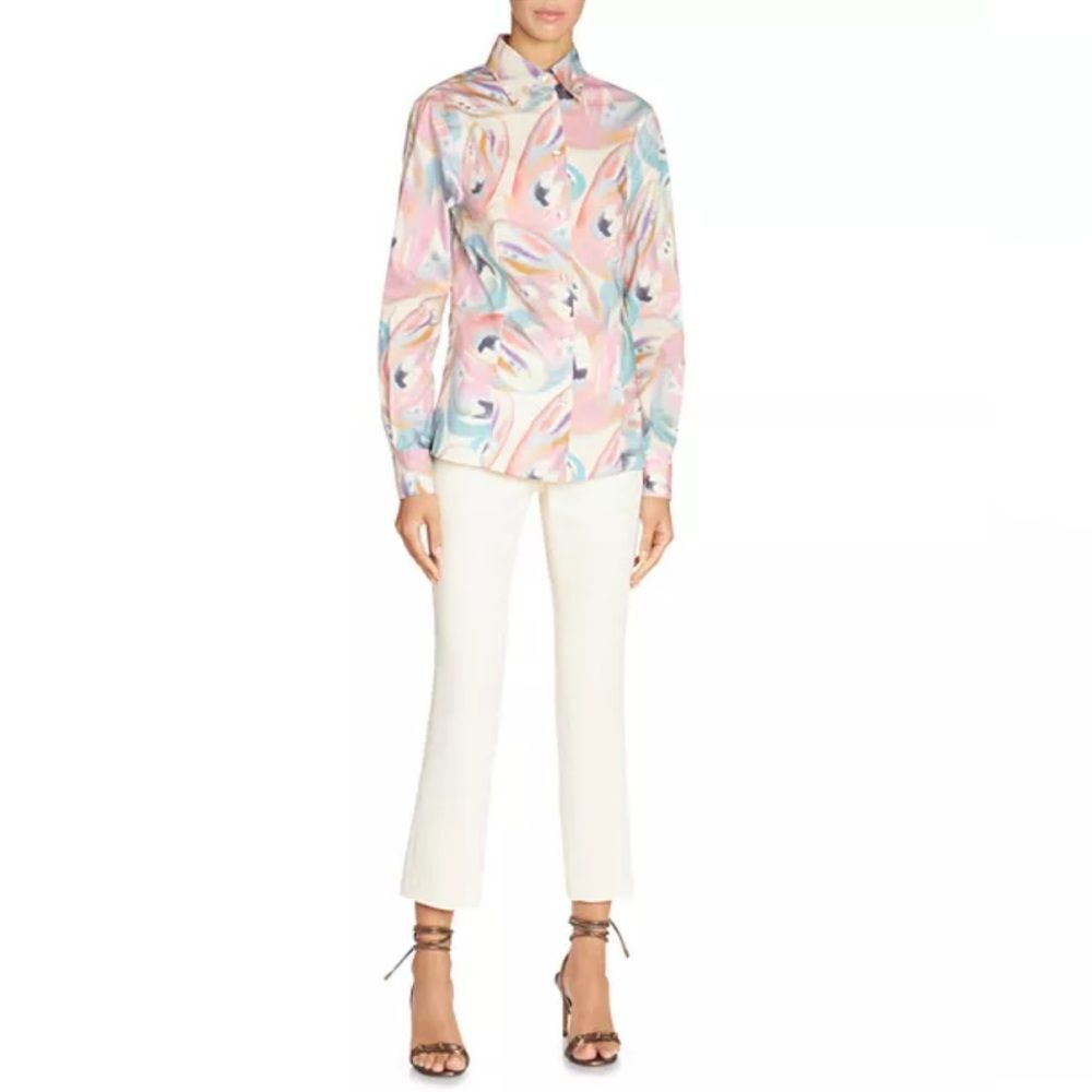 ETRO Milano Printed Button Front Shirt, NWT, Size 46 - Picture 5 of 15